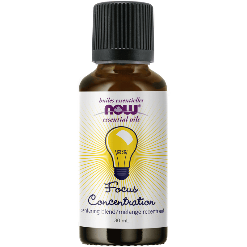 NOW Focus Essential Oil Blend 30mL - Five Natural