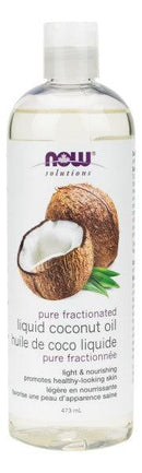 NOW Fractionated Liquid Coconut Oil 473mL - Five Natural