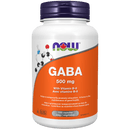 NOW GABA 500mg 100 Veg Capsules - Five Natural