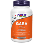 NOW GABA 500mg 100 Veg Capsules - Five Natural