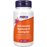 NOW Gamma E Complex (Tocopherols/Tocotrienols) 60 Softgels - Five Natural