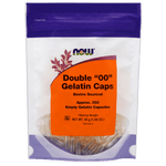 NOW Gelatin Size "00" 250 Capsules - Five Natural