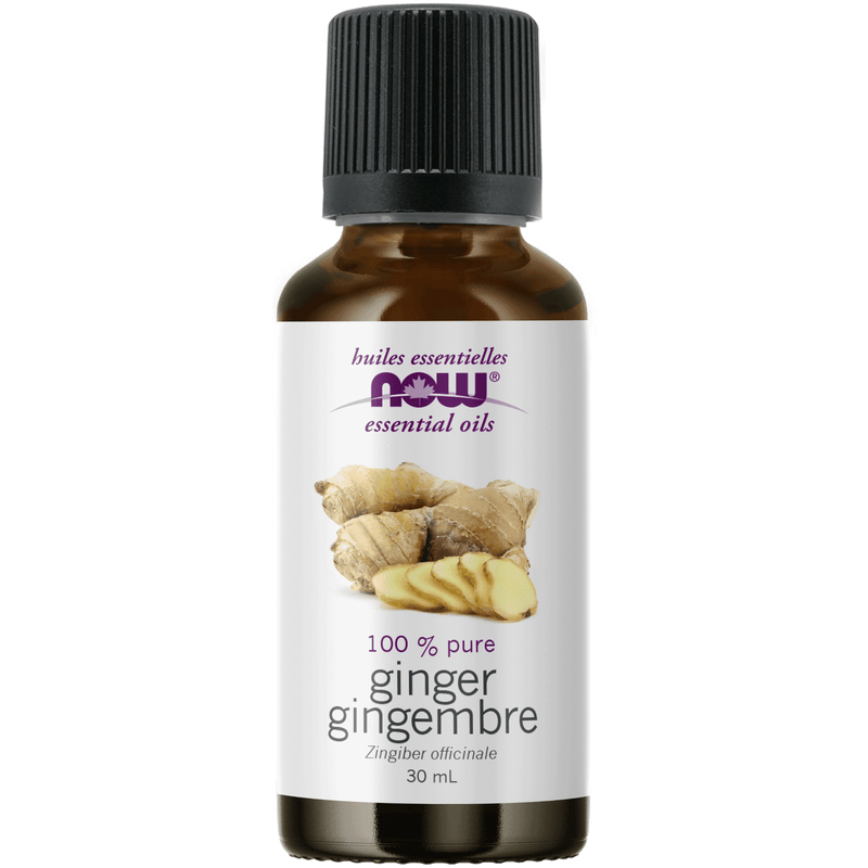 NOW Ginger Oil (Zingiber officinale)30mL - Five Natural