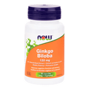 NOW Ginkgo Biloba 120mg 50 Veg Capsules - Five Natural
