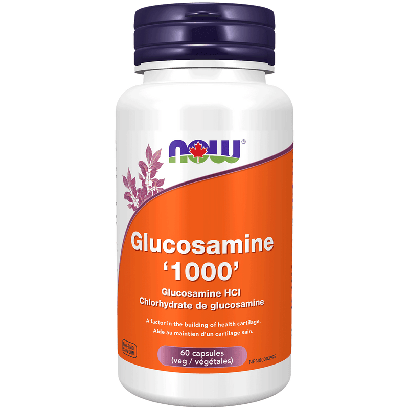 NOW Glucosamine HCL 1000mg 60 Veg Capsules - Five Natural
