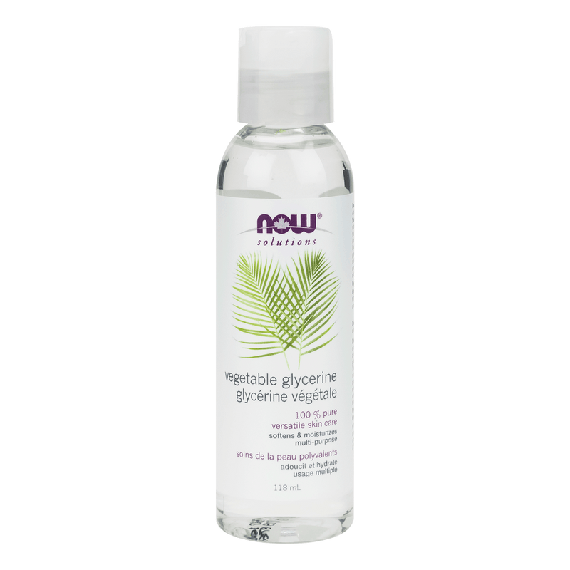 NOW Glycerine, Vegetable, Pure 118mL - Five Natural