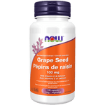 NOW Grape Seed Extract 100mg 100 Veg Capsules - Five Natural