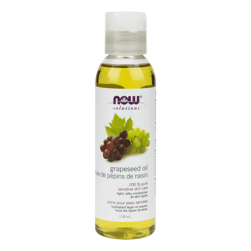 NOW Grape Seed Oil, Pure 118mL - Five Natural