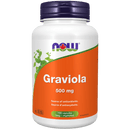 NOW Graviola 500mg 100 Veg Capsules - Five Natural