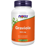NOW Graviola 500mg 100 Veg Capsules - Five Natural