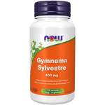 NOW Gymnema Sylvestre 400mg 90 Veg Capsules - Five Natural