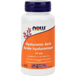NOW Hyaluronic Acid 15mg 60 Veg Capsules - Five Natural
