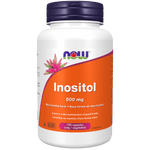 NOW Inositol 500mg 100 Veg Capsules - Five Natural