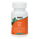 NOW Iron Bisglycinate 18mg 120 Veg Capsules - Five Natural