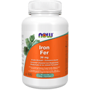 NOW Iron Bisglycinate 36mg 90 Veg Capsules - Five Natural