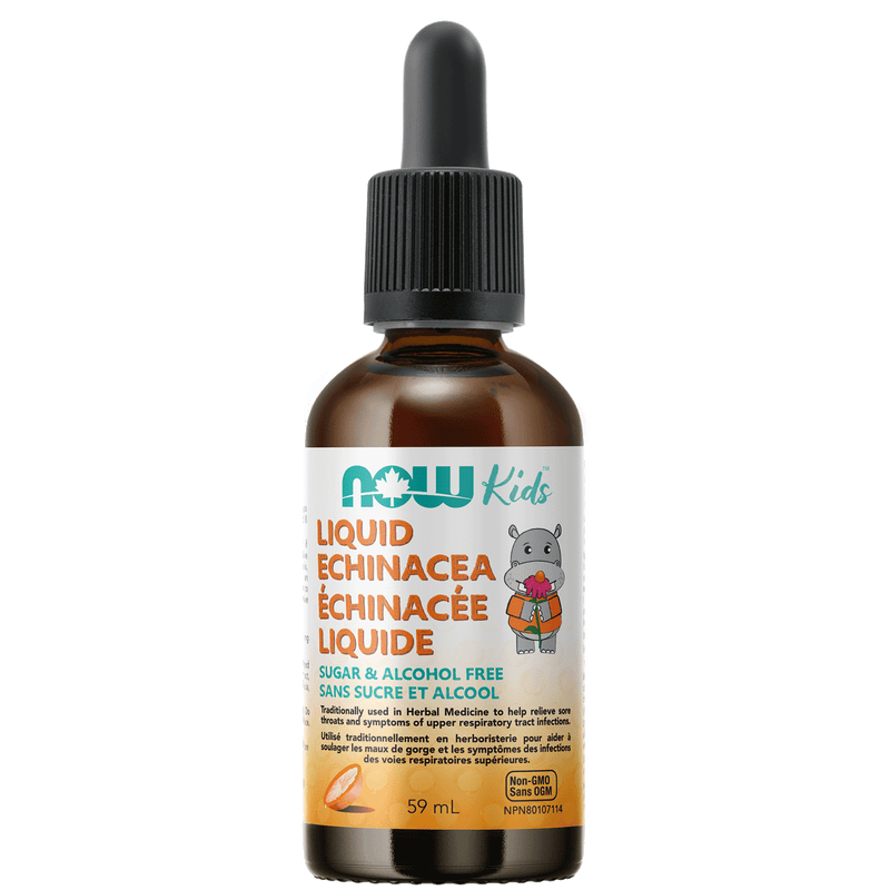 NOW Kids Liquid Echinacea 59mL - Five Natural