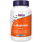 NOW L-Arginine 500mg 100 Capsules - Five Natural