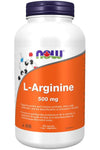 NOW L-Arginine 500mg 250 Capsules - Five Natural