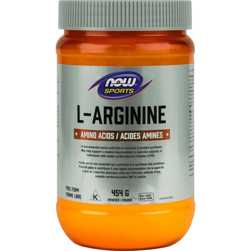 NOW L-Arginine Pure Powder 454g - Five Natural