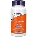 NOW L-Carnitine 500mg 60 Veg Capsules - Five Natural