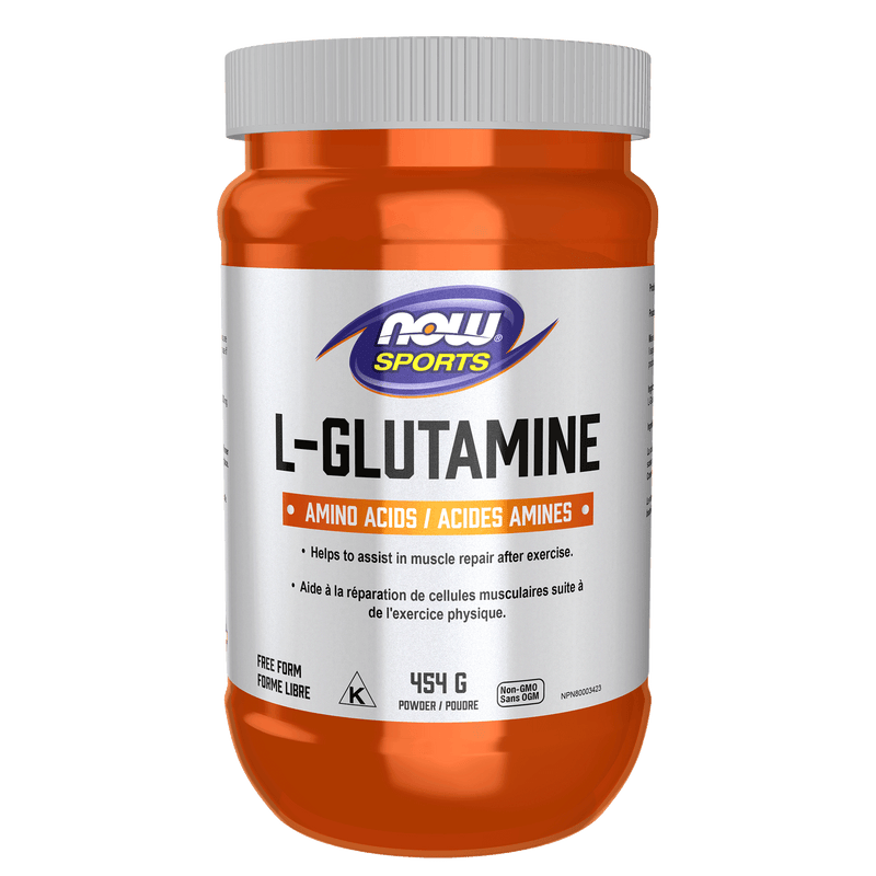 NOW L-Glutamine Pure Powder 454g - Five Natural