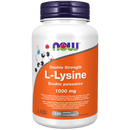 NOW L-Lysine 1000mg Extra Strength 100 Tablets - Five Natural