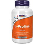 NOW L-Proline 500mg 120 Veg Capsules - Five Natural