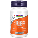 NOW L-Theanine 100mg Plus Chew 90 Tablets - Five Natural