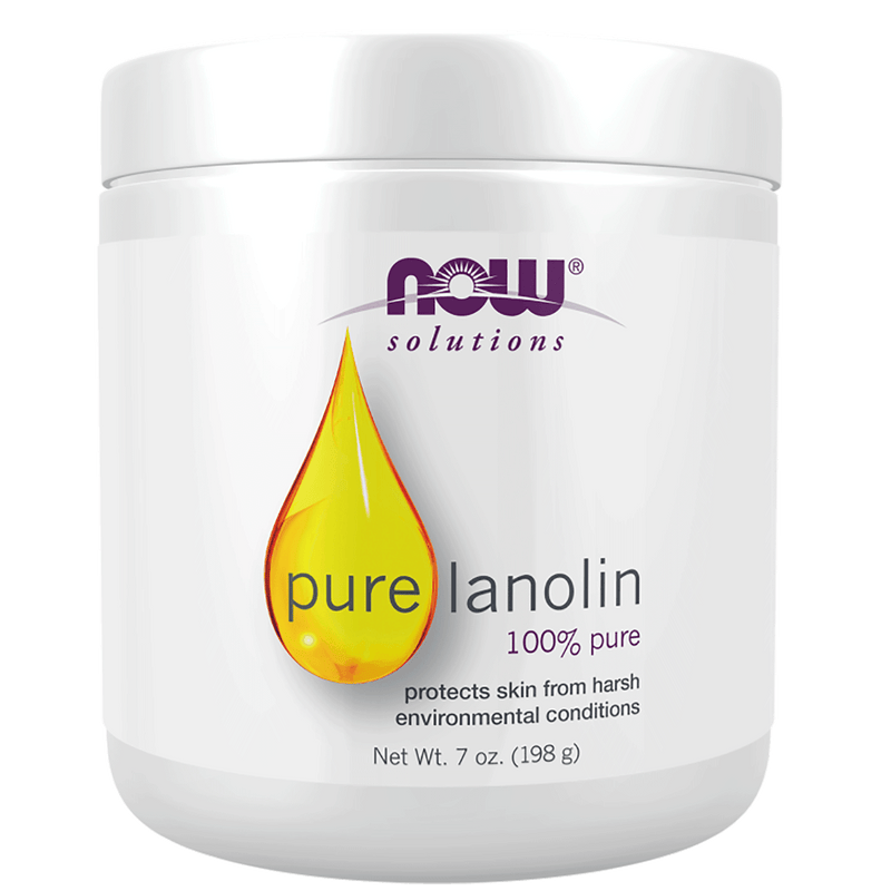 NOW Lanolin, 100% Pure (Hexane-Free) 198mL - Five Natural
