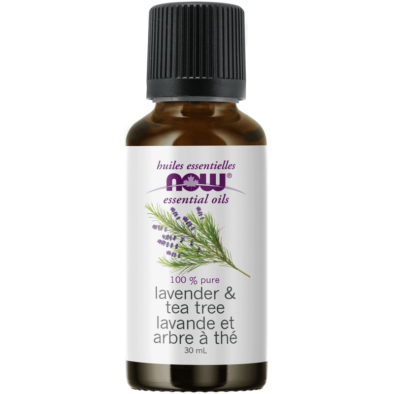 NOW Lavender & Tea Tree Oil 30mL - Five Natural