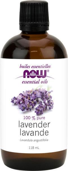 NOW Lavender Oil (Lavandula angustifolia)118mL - Five Natural