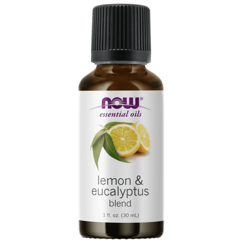 NOW Lemon & Eucalyptus Oil Blend 30mL - Five Natural