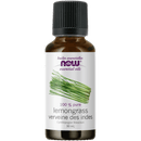 NOW Lemongrass Oil (Cymbopogon flexuosus)30mL - Five Natural