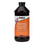 NOW Liquid Glucosamine + Chondroitin + MSM 473mL - Five Natural