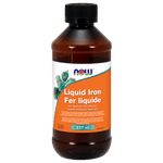 NOW Liquid Iron (Ferric Glycinate) 237mL - Five Natural