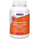 NOW Liquid Multi Gels with Flax Oil 60 Softgels - Five Natural