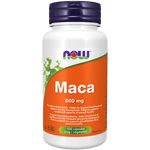 NOW Maca 500mg 100 Veg Capsules - Five Natural