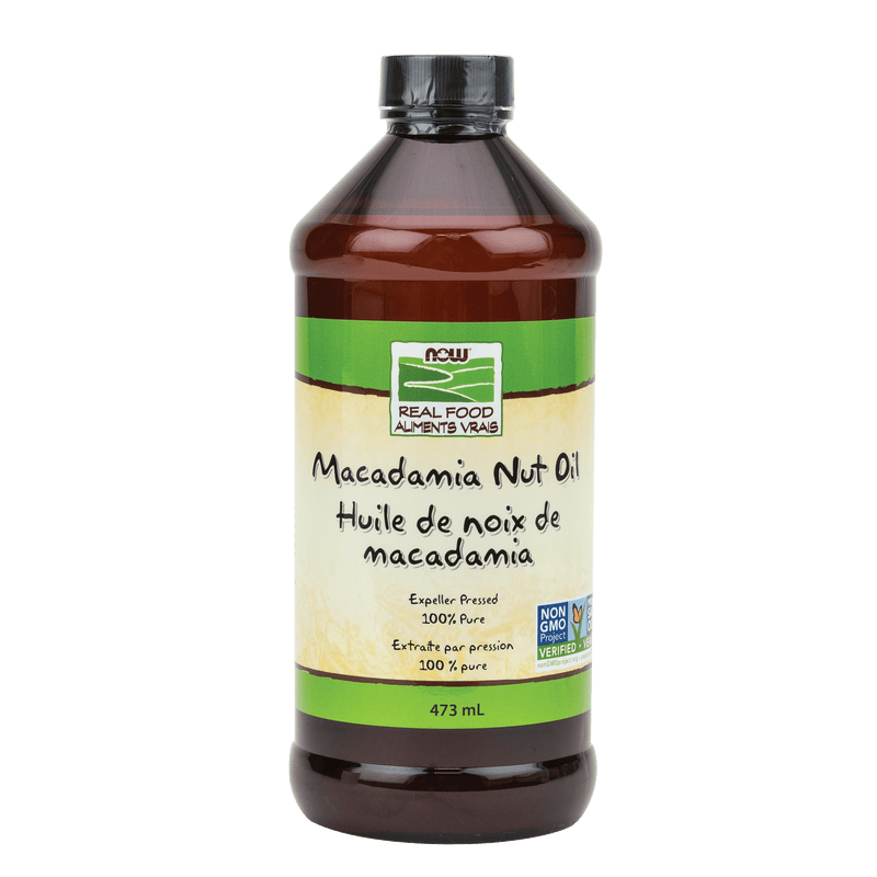 NOW Macadamia Nut Oil 100% Pure 473mL - Five Natural