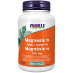 NOW Magnesium Citrate 200mg 100 Tablets - Five Natural