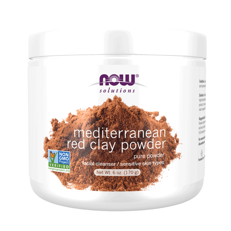 NOW Mediterranean Red Clay Powder 170g - Five Natural