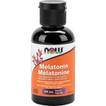 NOW Melatonin Liquid (3mg / 1mL) Vanilla-Citrus 59mL - Five Natural