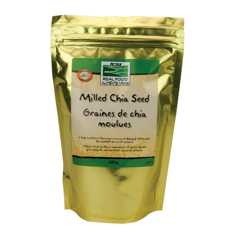 NOW Milled Chia Seed 400g - Five Natural