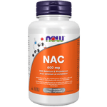 NOW NAC-Acetyl Cysteine 600mg 100 Veg Capsules - Five Natural