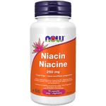 NOW Niacin Flush Free 250mg 90 Veg Capsules - Five Natural