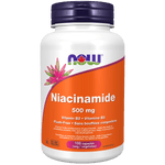 NOW Niacinamide 500mg 100 Capsules - Five Natural