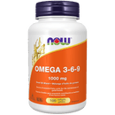 NOW Omega 3-6-9 1000mg 100 Softgels - Five Natural