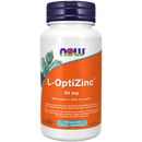 NOW Opti-L-Zinc (Monomethionine) 30mg + Copper 100 Veg Capsules - Five Natural