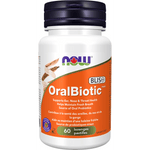 NOW OralBiotic (ear/nose/throat) Probiotic 60 Lozenges - Five Natural