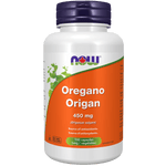 NOW Oregano 450mg 100 Veg Capsules - Five Natural