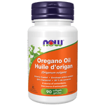 NOW Oregano Oil, Enteric Coated 90 Softgels - Five Natural